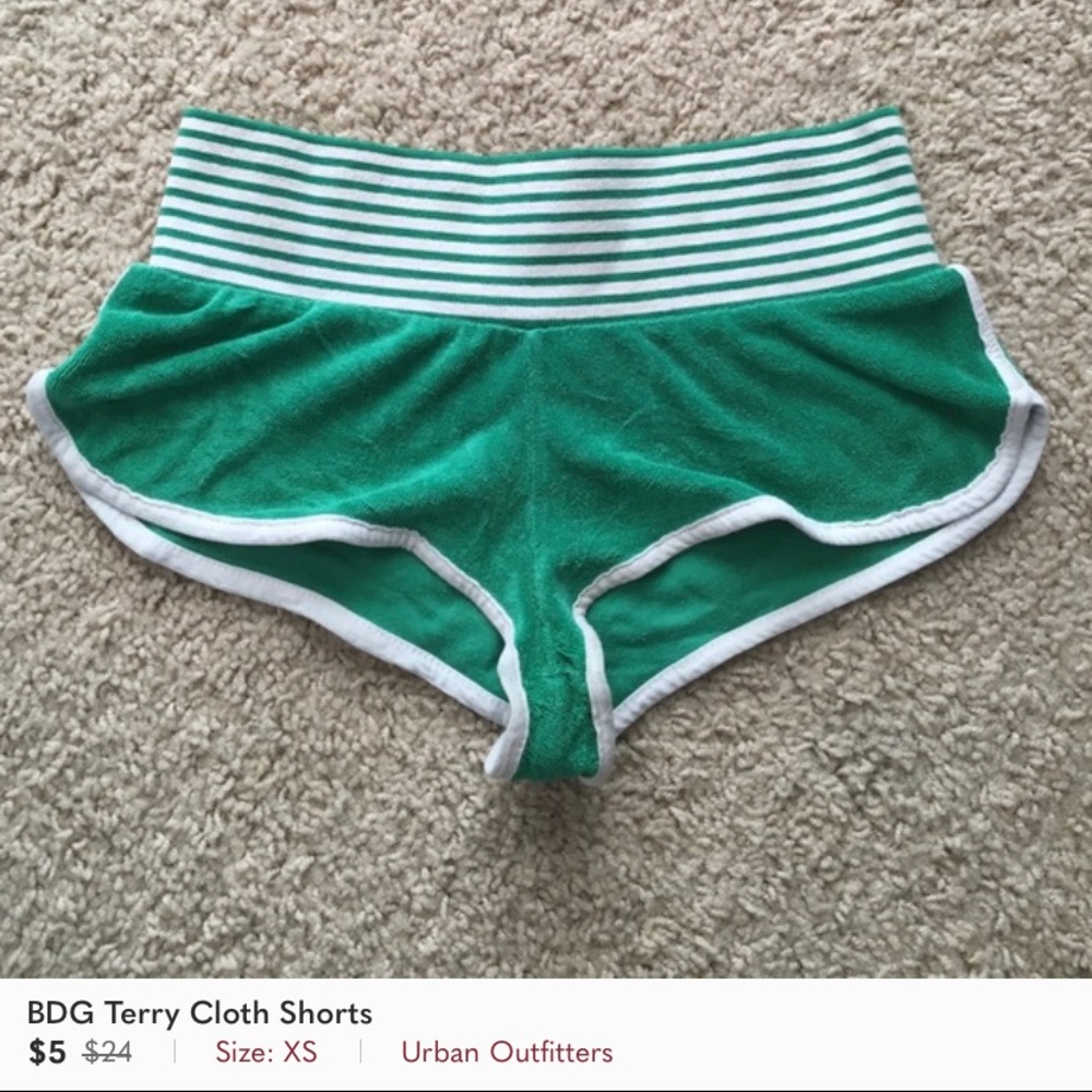 ISO ...ISO!!   BDG terry cloth shorts - any color!